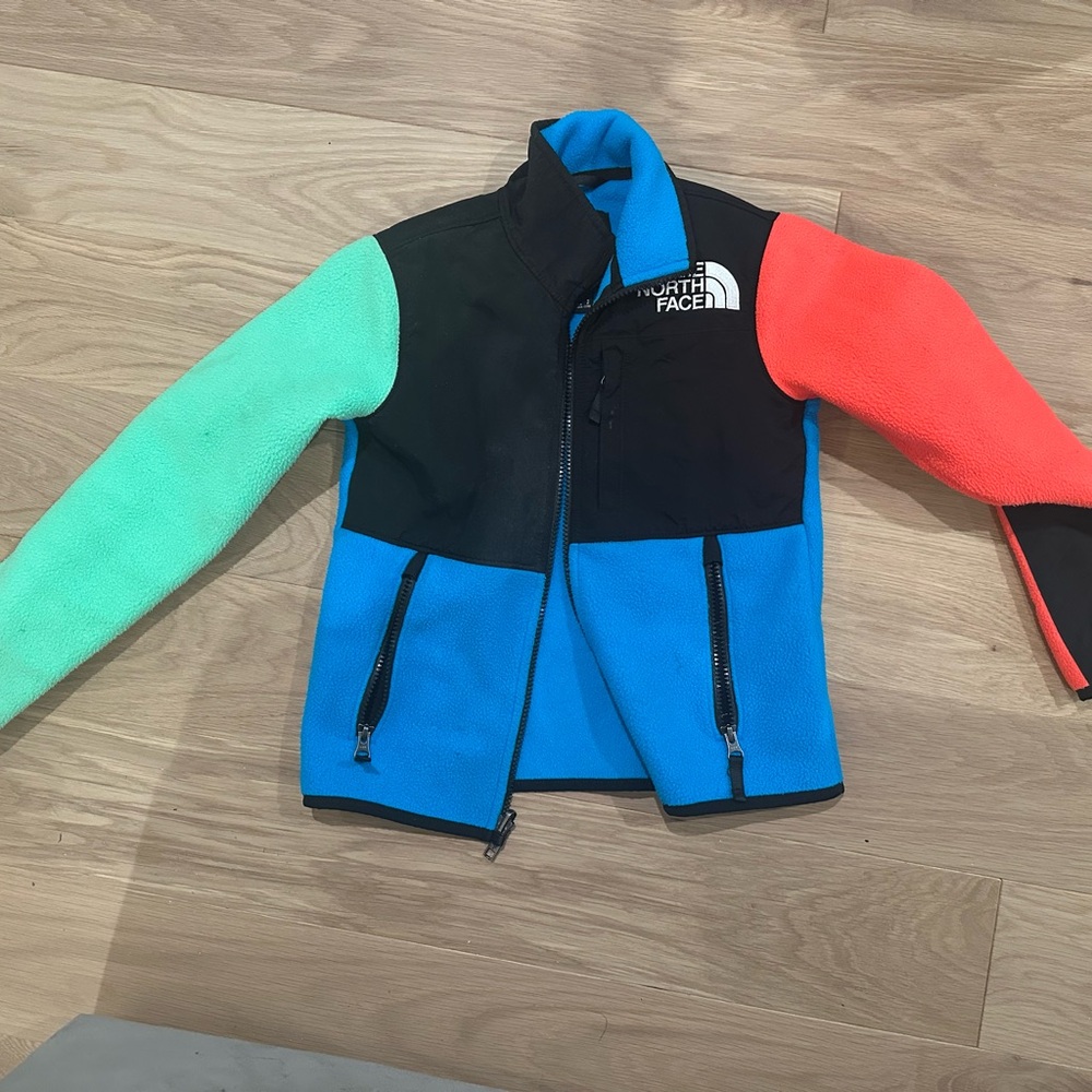 The North Face Kids Jacket - Black, Blue, Green, and Red